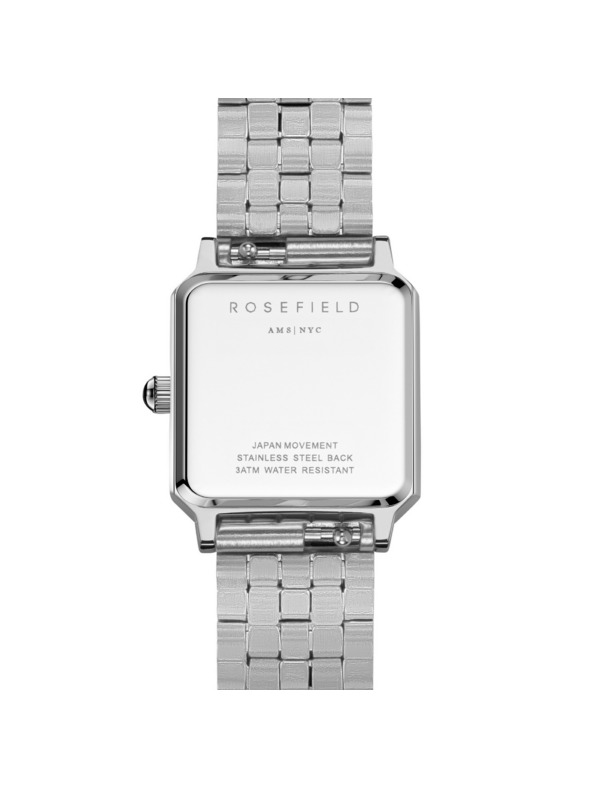 Rosefield Dámske hranaté hodinky Rosefield Boxelle BWSSS-B02