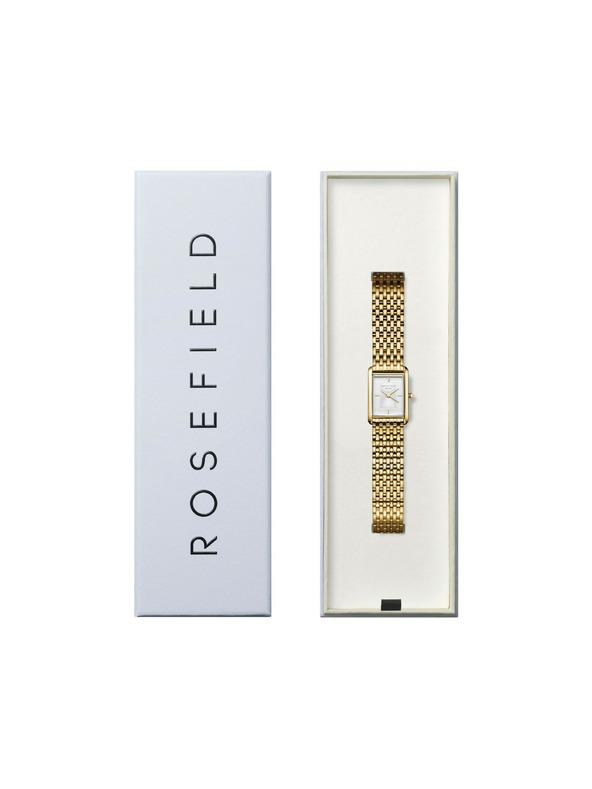 Rosefield Dámske hranaté hodinky Rosefield Heirloom HWGSG-H01