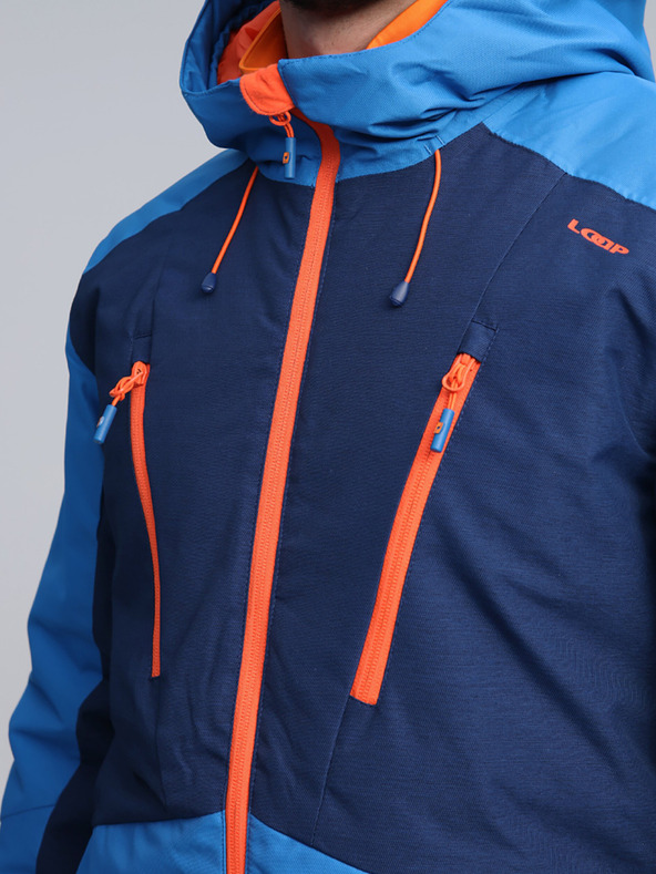 Loap Modrá pánska lyžiarska bunda LOAP Lawur