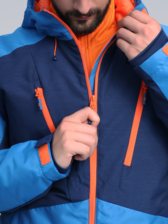 Loap Modrá pánska lyžiarska bunda LOAP Lawur