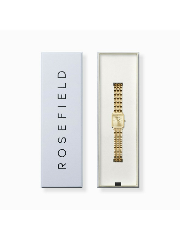 Rosefield Dámske hodinky Rosefield Octagon XS Champagne OCGSG-O82
