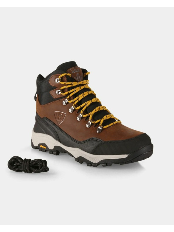 Kilpi Outdoorové vysoké topánky Kilpi TRACKER HIGH WP-U Brown
