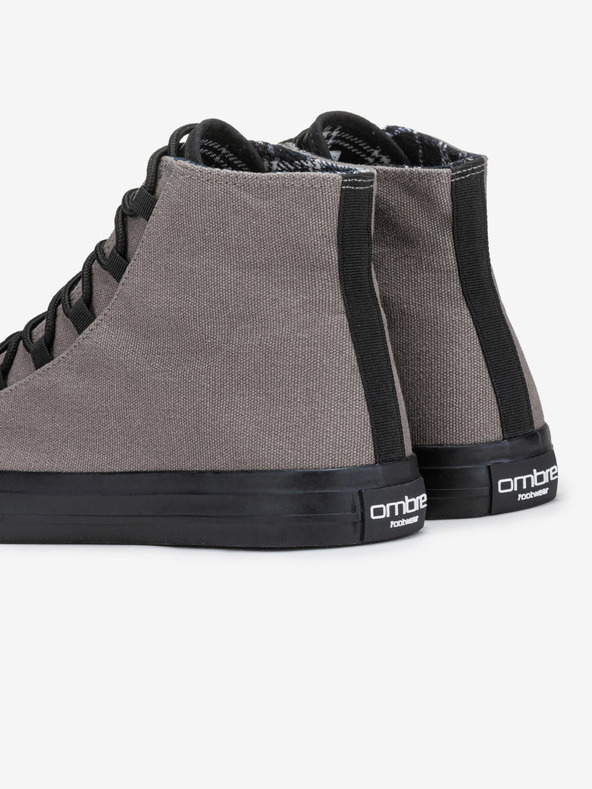 Ombre Clothing Čierno-šedé pánske tenisky Ombre Clothing T378