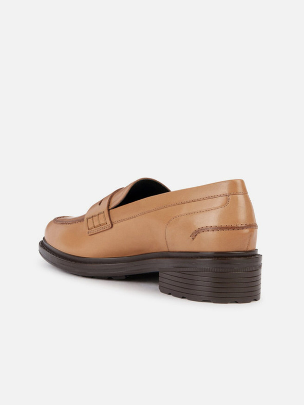Geox Svetlo hnedé dámske mokasíny Geox Walk Pleasure