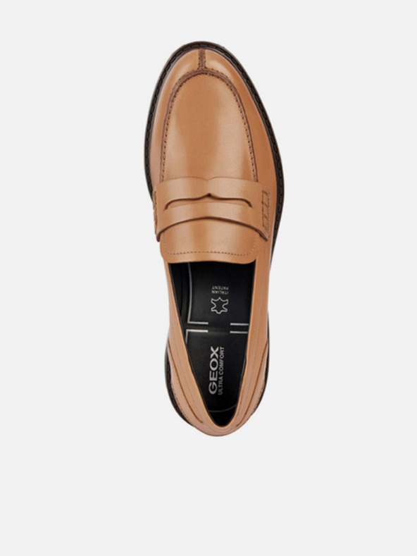 Geox Svetlo hnedé dámske mokasíny Geox Walk Pleasure