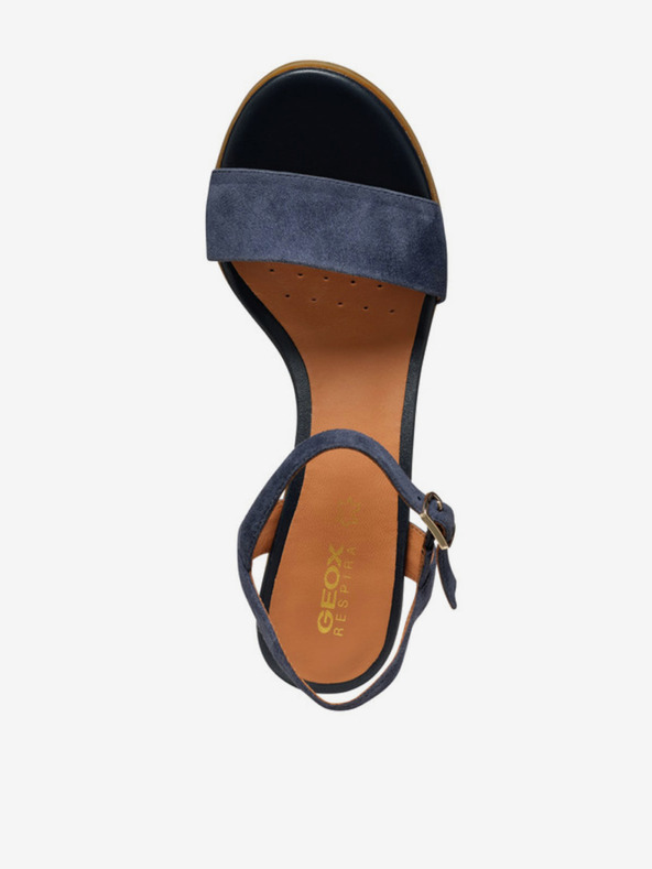 Geox Tmavo modré dámske sandále Geox Aurely 50