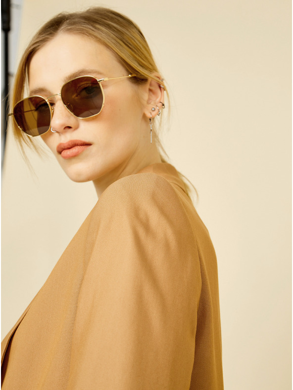 ZOOT.lab Svetlohnedý dámsky sveter ZOOT.lab Adelaide