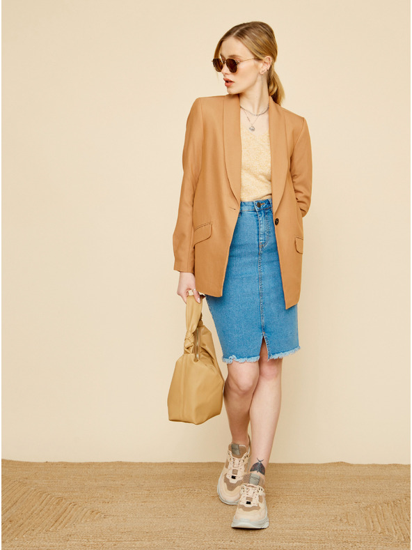 ZOOT.lab Svetlohnedý dámsky sveter ZOOT.lab Adelaide