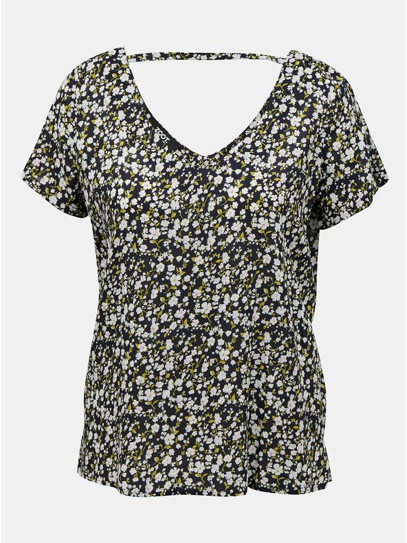 ZOOT.lab Čierna kvetinová blúzka ZOOT.lab Goldy