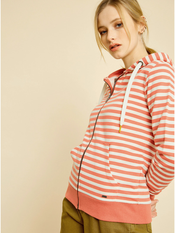 ZOOT.lab Bielo-červené dámske pruhované tielko ZOOT.lab Marilyn