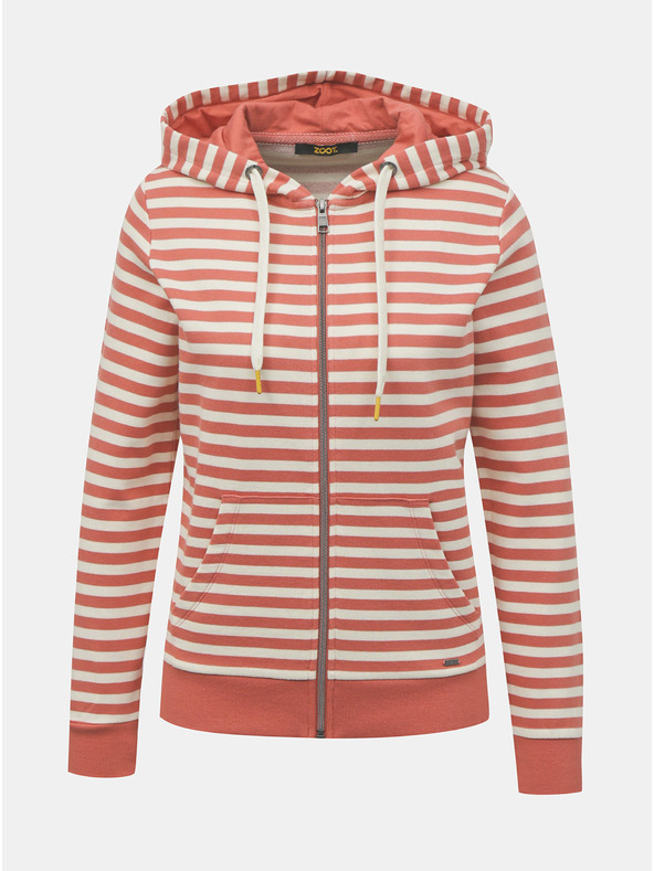 ZOOT.lab Bielo-červené dámske pruhované tielko ZOOT.lab Marilyn