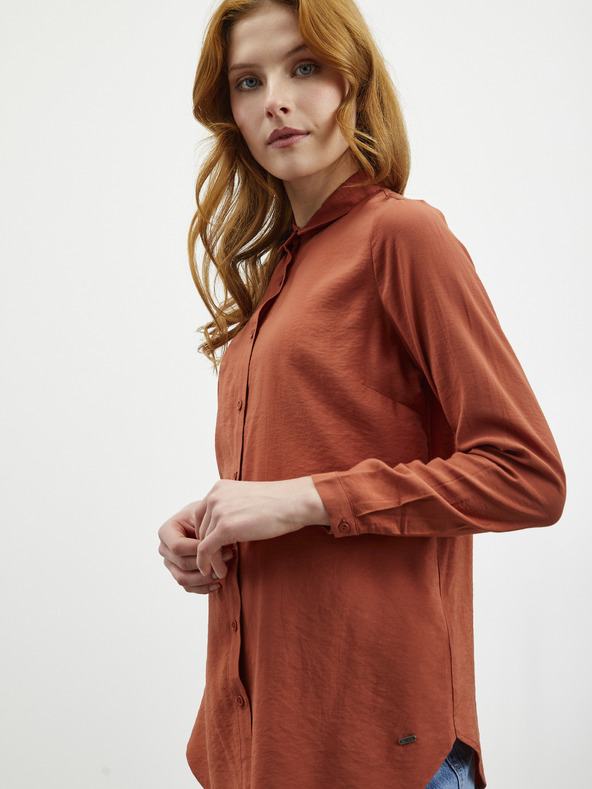 ZOOT.lab Tehlová dámska košeľa ZOOT.lab Selene