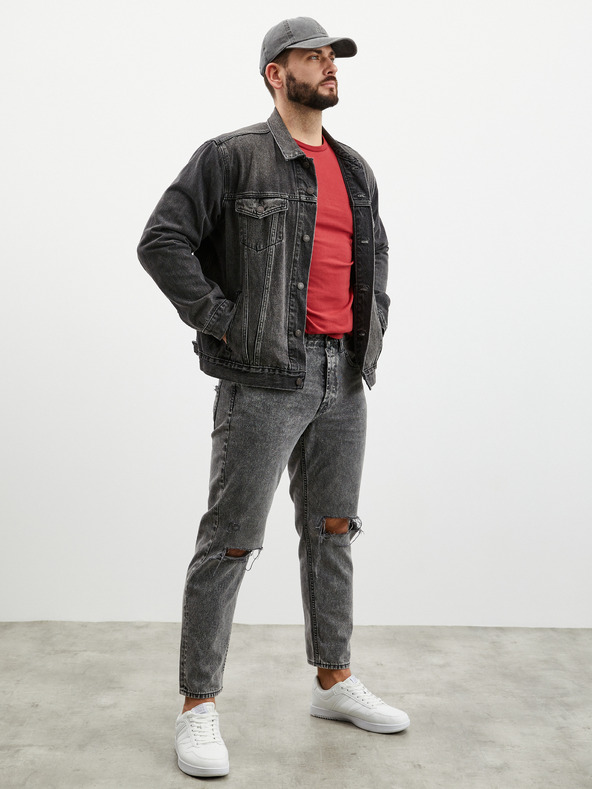 ZOOT.lab Červené pánske tričko s dlhým rukávom ZOOT.lab