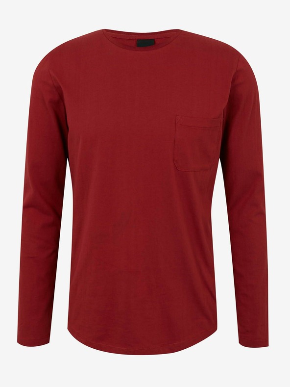 ZOOT.lab Červené pánske tričko s dlhým rukávom ZOOT.lab