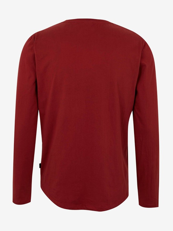 ZOOT.lab Červené pánske tričko s dlhým rukávom ZOOT.lab