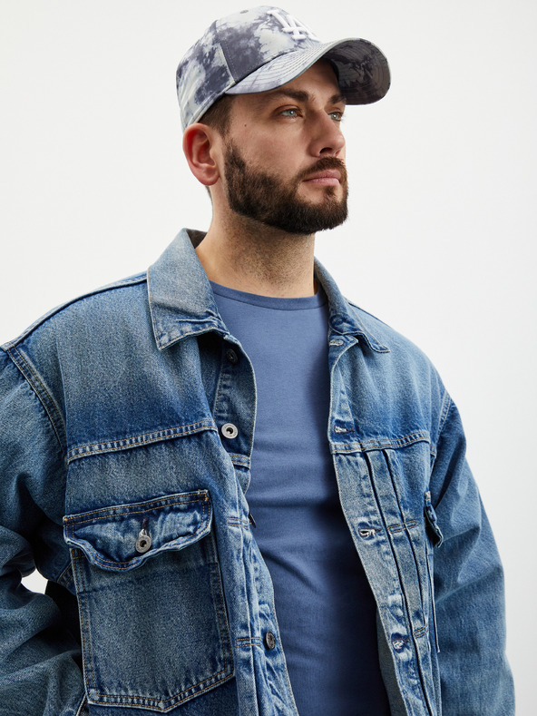 ZOOT.lab Modré pánske tričko s dlhým rukávom ZOOT.lab