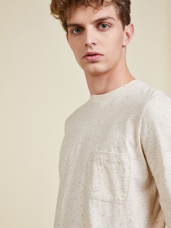 ZOOT.lab Béžové tričko s dlhým rukávom ZOOT.lab