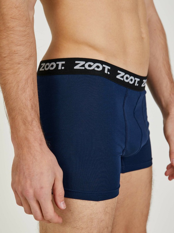 ZOOT.lab Súprava troch pánskych boxeriek v modrej, sivej a čiernej farbe ZOOT.lab