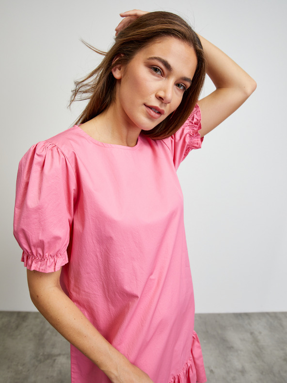 ZOOT.lab Ružové volánové šaty by ZOOT.lab Trinitee