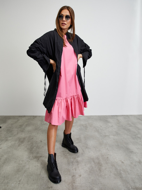 ZOOT.lab Ružové volánové šaty by ZOOT.lab Trinitee