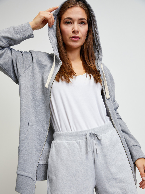 ZOOT.lab Svetlošedé dámske pruhované tepláky METROOPOLIS by ZOOT.lab Gusta