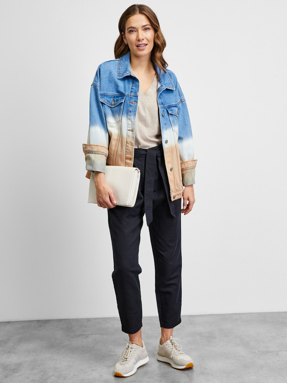 ZOOT.lab Béžové ľanové tričko METROOPOLIS by ZOOT.lab Oprah