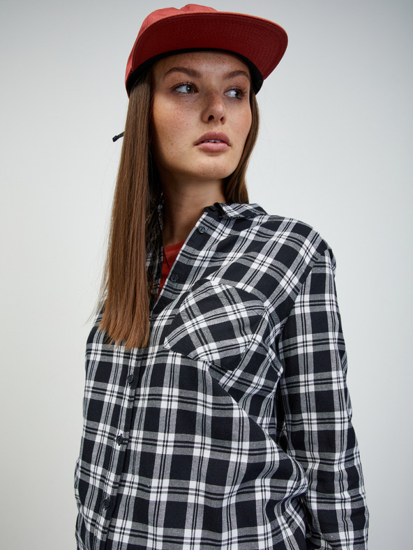 ZOOT.lab Bielo-čierna dámska kockovaná košeľa ZOOT.lab Doris