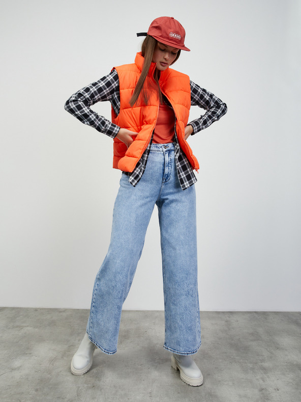 ZOOT.lab Bielo-čierna dámska kockovaná košeľa ZOOT.lab Doris