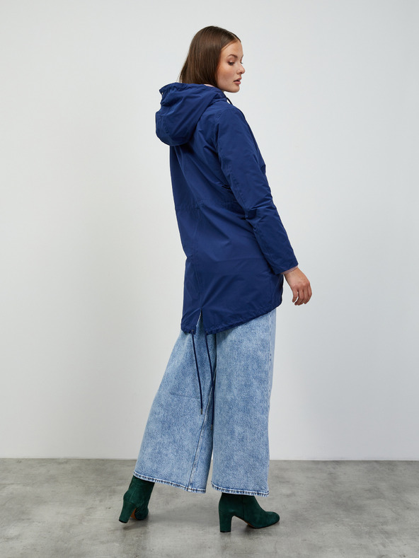 ZOOT.lab Tmavomodrá dámska parka s kapucňou ZOOT.lab Daria