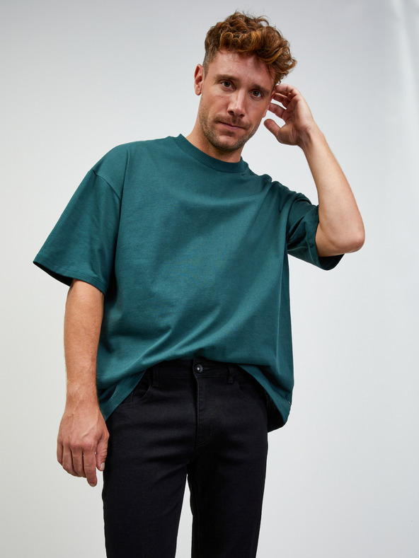 ZOOT.lab Čierne pánske džínsy rovného strihu ZOOT.lab Mario