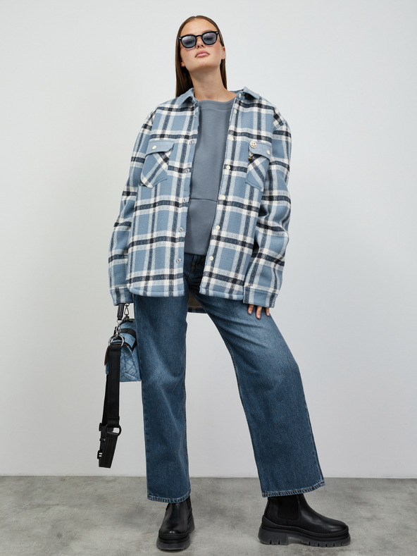 ZOOT.lab Modrá dámska mikina so zipsom na chrbte ZOOT.lab Salwa