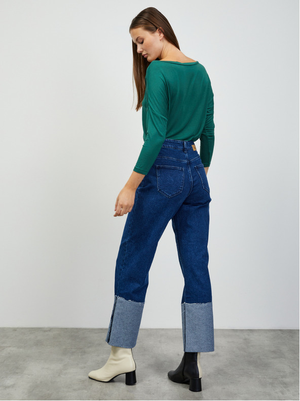 ZOOT.lab Zelené dámske základné tričko ZOOT.lab Leticia