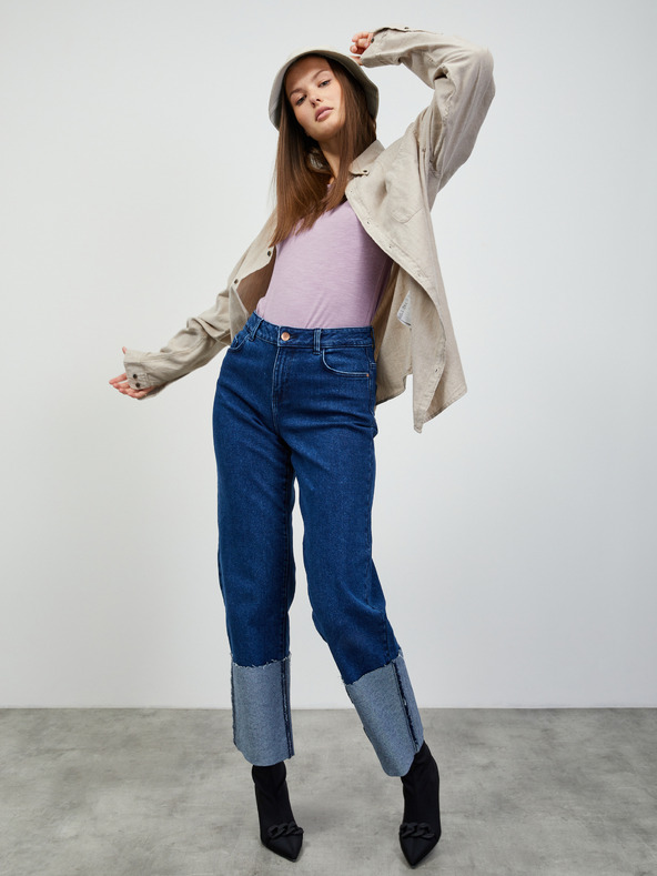 ZOOT.lab Svetlofialové dámske základné tričko s dlhým rukávom ZOOT.lab Molly