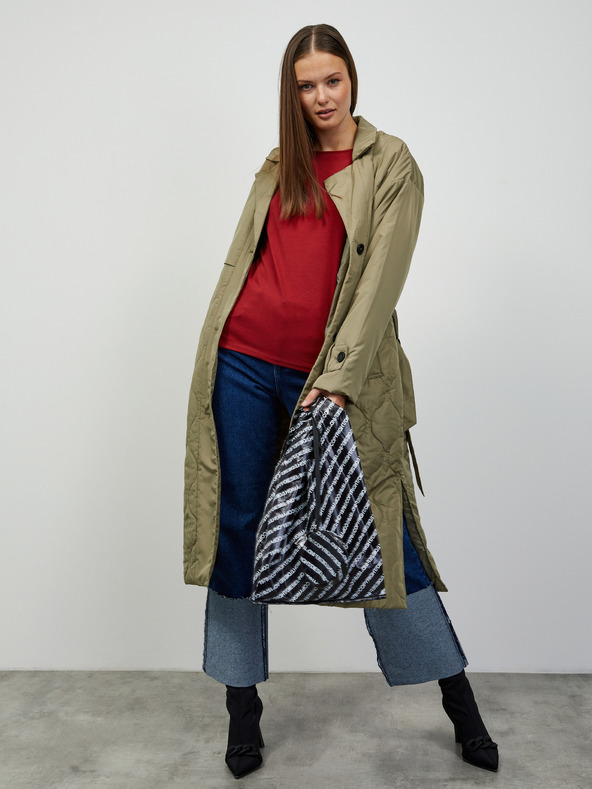 ZOOT.lab Červené dámske základné tričko ZOOT.lab Zion