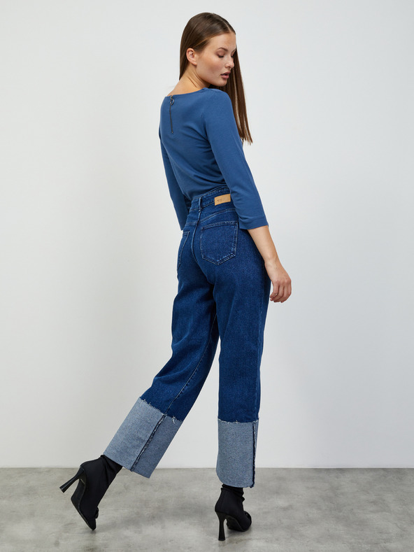 ZOOT.lab Modré dámske základné tričko ZOOT.lab Zion