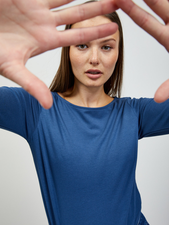 ZOOT.lab Modré dámske základné tričko ZOOT.lab Zion