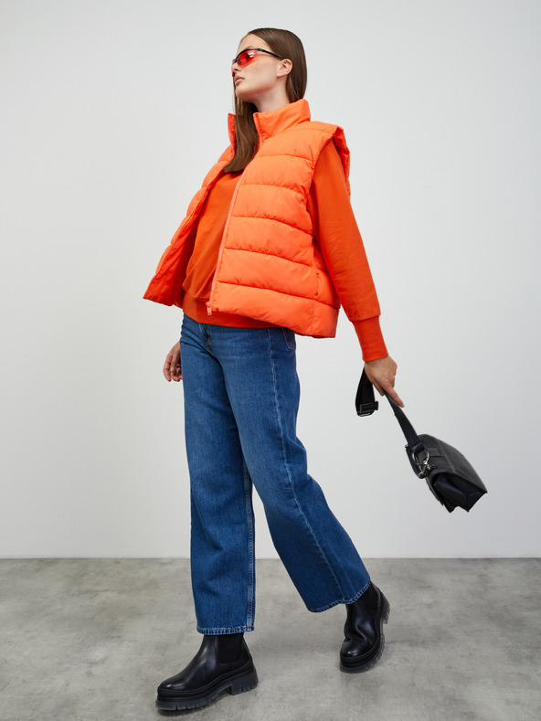 ZOOT.lab Oranžová dámska základná mikina ZOOT.lab Penny