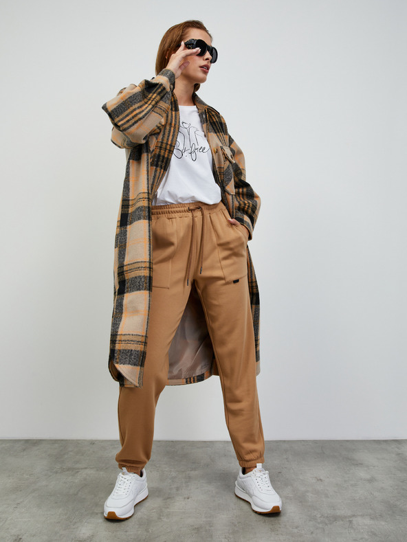 ZOOT.lab Hnedé dámske tepláky ZOOT.lab Novalee