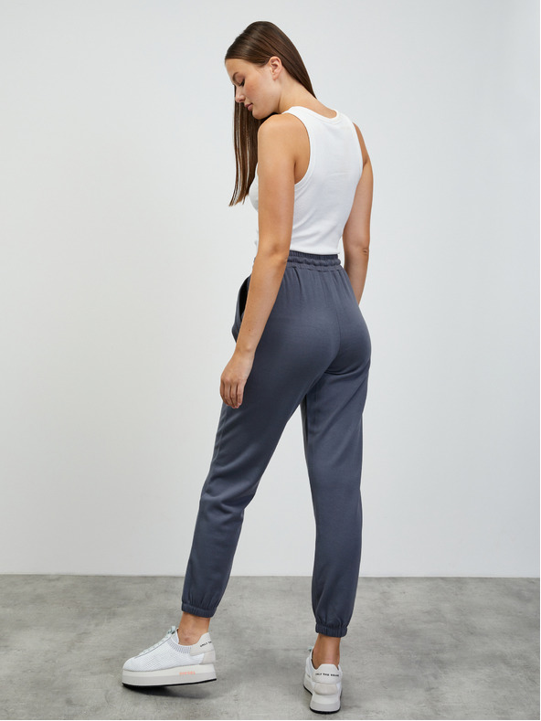 ZOOT.lab Tmavošedé dámske základné tepláky ZOOT.lab Novalee