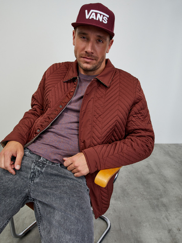 ZOOT.lab Fialová pánska pruhovaná základná košeľa ZOOT.lab Rex