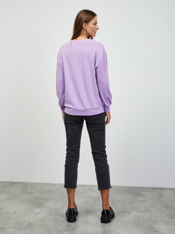 ZOOT.lab Svetlofialová dámska základná mikina s kapucňou ZOOT.lab Brooklin