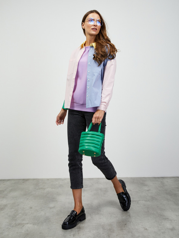 ZOOT.lab Svetlofialová dámska základná mikina s kapucňou ZOOT.lab Brooklin