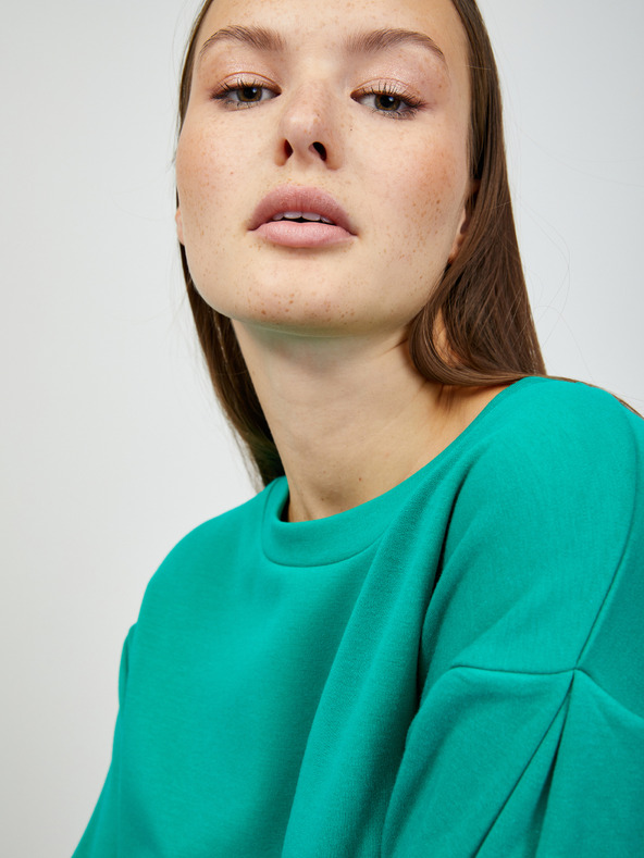 ZOOT.lab Zelená dámska základná mikina ZOOT.lab Brooklin