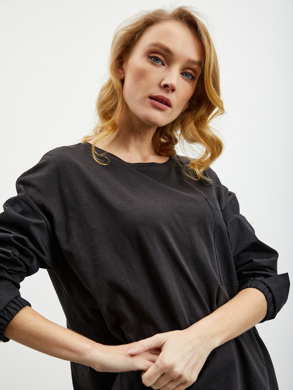 ZOOT.lab Čierna dámska blúzka ZOOT.lab Faye