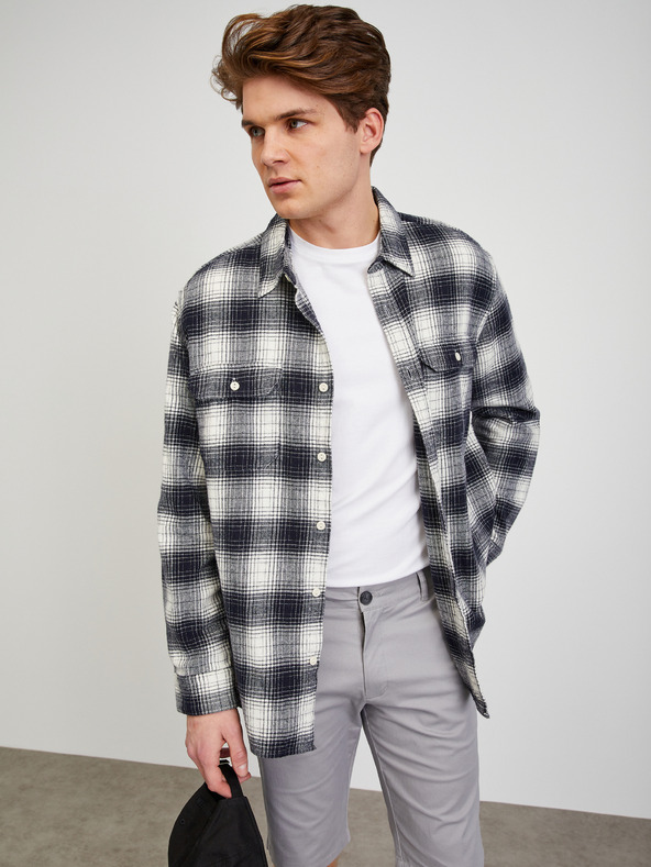 ZOOT.lab Šedé pánske chino šortky ZOOT.lab Raymond