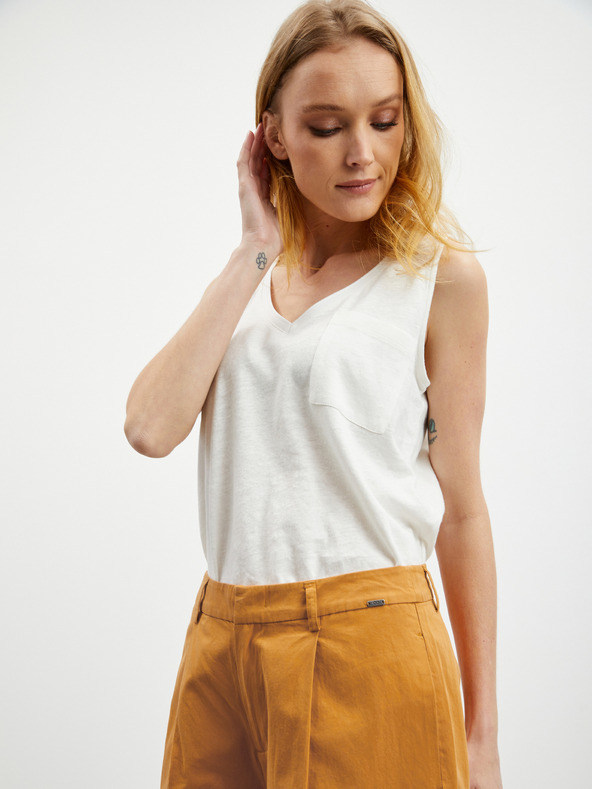 ZOOT.lab Oranžové dámske nohavice so širokými nohavicami ZOOT.lab Tersita