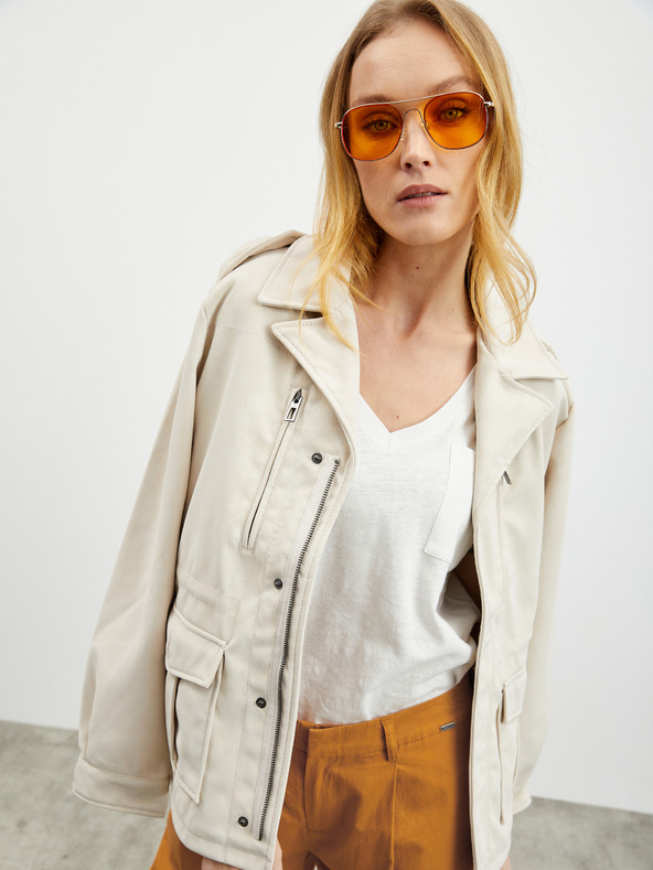 ZOOT.lab Oranžové dámske nohavice so širokými nohavicami ZOOT.lab Tersita