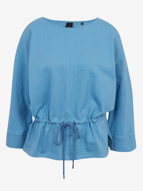 ZOOT.lab Svetlomodrá dámska nadrozmerná mikina so sťahovaním v páse ZOOT.lab Sash