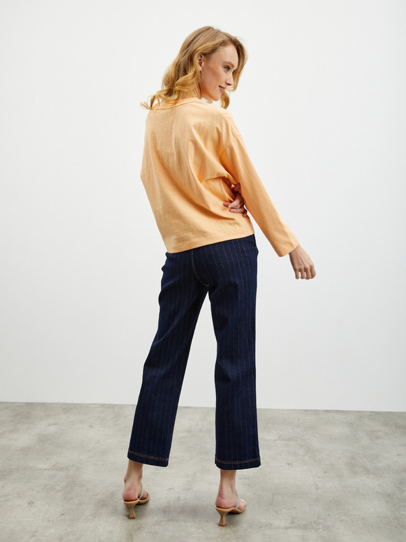 ZOOT.lab Oranžová dámska nadrozmerná mikina ZOOT.lab Briar