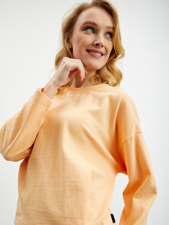 ZOOT.lab Oranžová dámska nadrozmerná mikina ZOOT.lab Briar